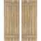 Ekena Millwork Americraft 6-Board, 2 Batten Exterior Real Wood Joined Board-n-Batten Shutters, ARW101BB621X75UNH, PR ARW101BB621X75UNH - alternate 1